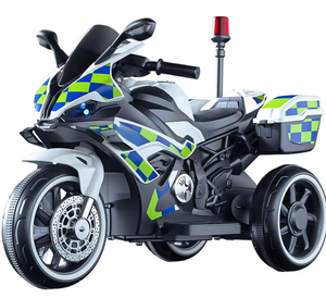 Motocicleta para Niños, 6V, con Luces LED, Triciclo Eléctrico, Coche <span class=keywords><strong>de</strong></span> Juguete, Bicicleta con Parachoques, Scooter para Niños Pequeños - Product Image 1
