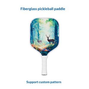 ไม้พิคเคิลบอลเด็กแบบกำหนดเองจากโรงงาน ผลิตภัณฑ์สำหรับกิจกรรมพ่อแม่ลูก ระดับเริ่มต้น ลายกวางในป่า พร้อมโลโก้พิมพ์  ทำจากใยแก้ว - Product Image 6