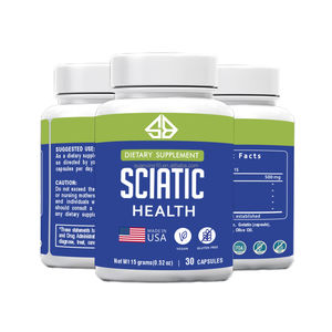 Complejo de Vitamina B de Alta Potencia para la Salud del Nervio Ciático, Alivio de la Tensión Nerviosa, Fórmula de Apoyo Nervioso, 30 Cápsulas para Adultos - Product Image 1