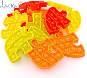Jouets sensoriels pour enfants, best-seller, Bubble Pop, jouets anti-stress en silicone, jeu <span class=keywords><strong>de</strong></span> bulles, planche d'activités Fidget - Product Image 3