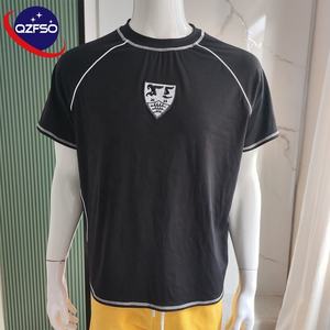 Qzfso เสื้อยืดผู้ชายโอเวอร์ไซซ์300แกรมปักลายผ้าฝ้ายเสื้อยืดกราฟิกเฮฟวี่เวทสำหรับผู้ชาย - Product Image 2