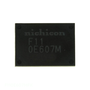 ตัวเก็บประจุแบบติดตั้งบนพื้นผิว SMD รุ่น F110E607MFK 600 ไมโครฟารัด อลูมิเนียม 600UF 20% 2.5V จากผู้ผลิต - Product Image 1