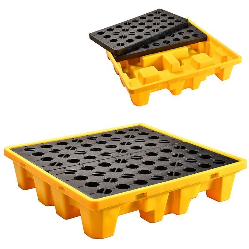 HDPE Anti slip Chemical Storage Yellow