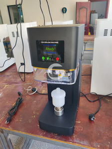 เครื่องปิดฝากระป๋องอัตโนมัติสำหรับร้านชานมไข่มุกยอดนิยม รุ่น Can Seamer Pet Cans Sealing Machine - Product Image 3