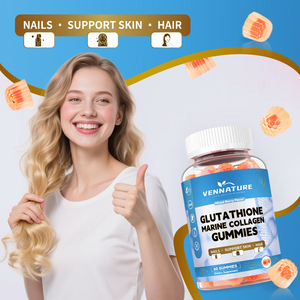 Private Label Glutathion Hautaufhellende Marine-Kollagen-Ergänzung Glutathion-Gummis zur Unterstützung der Gesundheit von Haar und Nägeln - Product Image 5