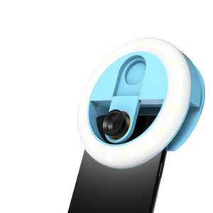 <span class=keywords><strong>Anneau</strong></span> lumineux LED de remplissage pour téléphone, haute qualité, HD 0,63x, objectif grand angle, lampe à minuterie automatique, pour photographie en direct, accessoire de beauté, nouveauté 2020 - Product Image 5