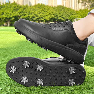 Chaussures de golf à crampons B06 pour hommes, style décontracté, doublure en maille PU, imperméables, été/hiver, baskets de golf, tailles 39-48, directement de l'usine - Product Image 5