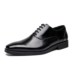 Chaussures Oxford pour hommes, style 2026, luxueuses, décontractées, en cuir fait main, imperméables, pour le bureau et les occasions spéciales, nouvelles chaussures de mariage - Product Image 1