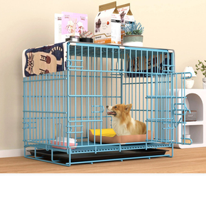 Dog <b>Cage</b> Small Dog Household with Toilet Folding Iron <b>Cage</b> <b>Cat</b> <b>Cage</b> Bunny <b>Cage</b> Chicken <b>Cage</b> Pet <b>Cage</b> One Piece - Product Image 6