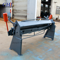 Machine à cintrer les tôles, plieuse manuelle pour conduits HVAC, machine à plier les bords de tôles, machine à conduits carrés
