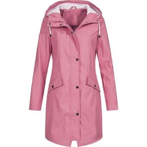 <strong>Womens</strong> Waterproof <strong>Raincoat</strong> Ladies Outdoor Rain Wind Forest Jacket Coat <strong>Plus</strong> <strong>Size</strong> - Product Image 2