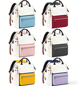 Sac à dos pour ordinateur portable avec poche géante pour gobelet, 15,6 pouces, pour voyage, travail, infirmière, enseignant, étudiant, imperméable, sac à dos décontracté - Product Image 3