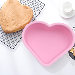 Household Sustainable Eco-Friendly Food-Grade Silicone Heart-Shaped <b>Cake</b> Molds Nonstick DIY Easy Release <b>Cake</b> <b>Tools</b> - Product Image 5