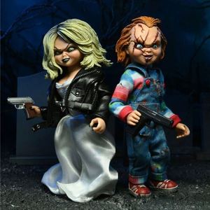 Figura de acción de <span class=keywords><strong>Tiffany</strong></span>, la novia de <span class=keywords><strong>Chucky</strong></span>, de NECA 42121, de 5.5 pulgadas. - Product Image 4