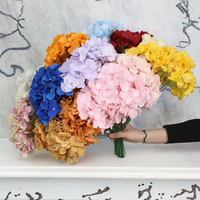 AYOYO Grosir Bunga Hydrangea Kelopak Besar Sentuhan Asli Bunga Hydrangea Artifisial Gaya Nordik untuk Tahun Baru Dekorasi Rumah Pernikahan