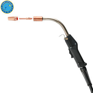 <span class=keywords><strong>Pistola</strong></span> de Soldadura <span class=keywords><strong>MIG</strong></span> <span class=keywords><strong>Tweco</strong></span> TW5 500A, Resistente, Refrigerada por Aire, con Conector Europeo de 15 pies - Product Image 4