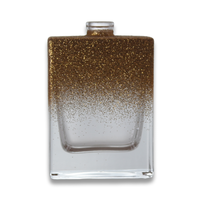Bouteille de parfum disponible atomiseur de parfum de forme carrée personnalisée 20 bouteille en verre de 200 ml rouleau sur bouteille de parfum
