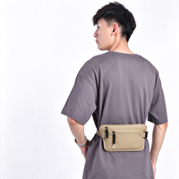 Nouvelle pochette de voyage pour passeport avec protection RFID antivol, sac banane pour billets de voyage, organisateur de documents, sac banane de sport pour téléphone