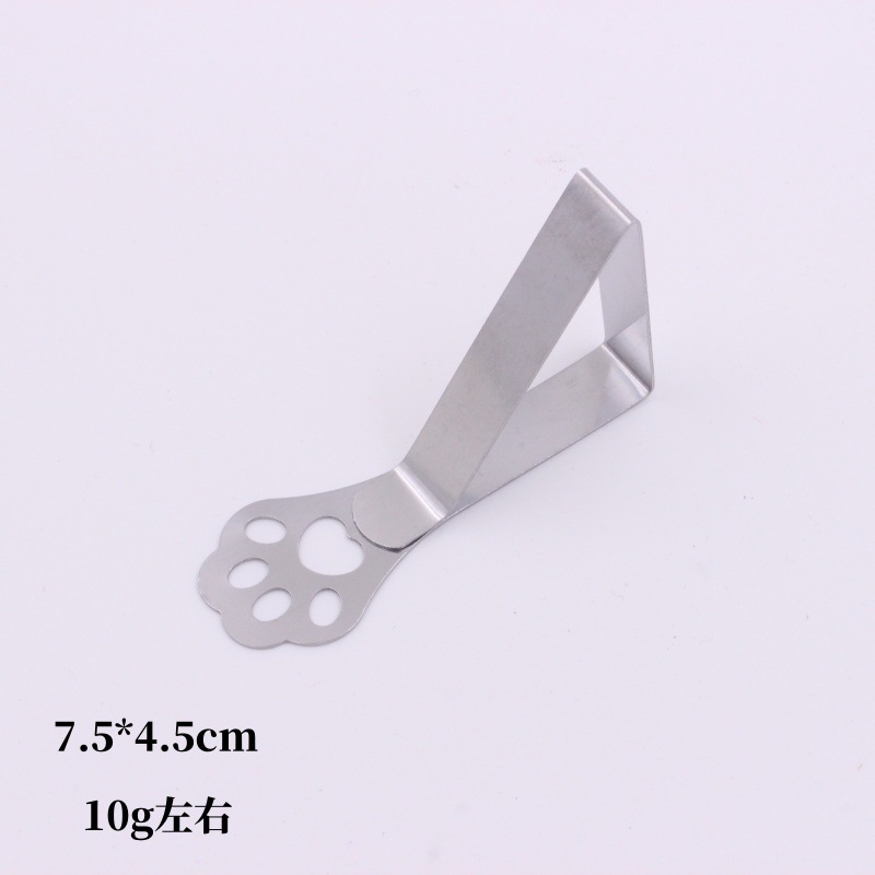Cat paw shaped tablecloth clip [triangle style]