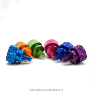 Tornillos de Mariposa de Aluminio con Rosca Métrica, Fijaciones de 12 mm de Diámetro, Cabeza Redonda, Acabado Anodizado - Product Image 2