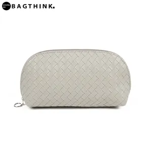 PU make up bag diamond design type cosmetic cases white cosmetic bag rubber make up bag