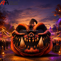 Citrouille géante gonflable personnalisée, tête de monstre effrayant, pour la décoration d'événements extérieurs, de scènes et de jardins sur le thème de la fête d'Halloween effrayante