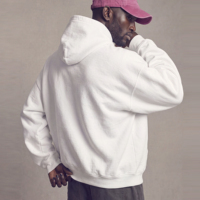 OEM ODM Personnalisé – Nouveaux Sweats à Capuche Oversize Unicolores Coupe Boxy Courte avec Épaules Tombantes, Décontractés, à Ourlet Côtelé, Capuche Profonde et Ample