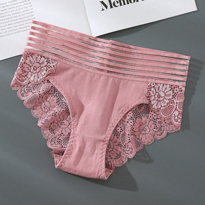Mutandine in pizzo a vita alta in poliestere mutandine da donna Lingerie Sexy biancheria intima da donna per ragazza mutandine - Product Image 6