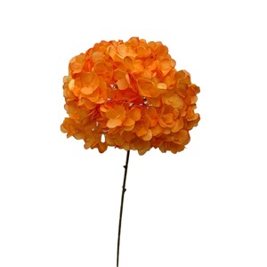 Fleurs d'hortensia artificielles Secret Garden, orange, en soie, 228 pièces, décorations de mariage, marqueurs d'allée - Product Image 1