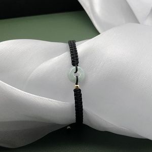 Noeud chinois chaîne boucle de sécurité couleur <span class=keywords><strong>porte</strong></span>-<span class=keywords><strong>bonheur</strong></span> corde <span class=keywords><strong>Jade</strong></span> <span class=keywords><strong>pierre</strong></span> Bracelet réglable Bracelet Designer breloques à la mode cercle CT/ - Product Image 5