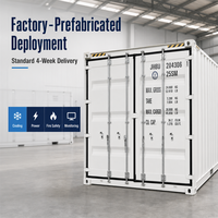 Centre de données préfabriqué en conteneur de 20 pieds avec refroidissement liquide PUE < 1.15 pour cluster GPU IA extérieur, calcul HPC hyperscale et calcul en périphérie