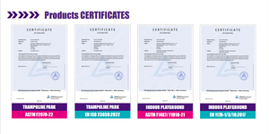 <span class=keywords><strong>Parque</strong></span> de Trampolines Qiaoqiao de 860 Metros Cuadrados con Circuito de Cuerdas para Escalar y Foso de Espuma - Product Image 6