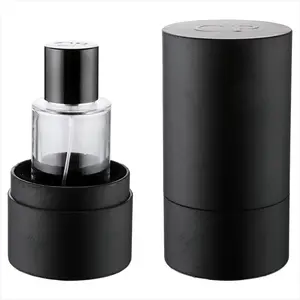 High quality luxury bottle perfume glass 30ml 50ml 100ml with magnetic perfume cap and manual box