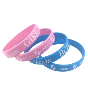 Bracelets en silicone avec logo personnalisé, bracelets en silicone caoutchouc pour le sport, les adolescents, les équipes de football universitaires - Product Image 3