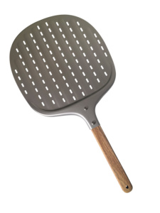 Peel de <span class=keywords><strong>pizza</strong></span> perforado de 12 pulgadas con paleta antiadherente de mango largo de 15,7 pulgadas para lanzar, girar y recuperar pizzas - Product Image 2