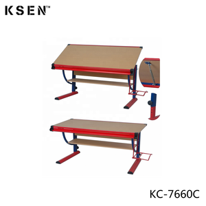 Vente en gros de table d'écriture <span class=keywords><strong>à</strong></span> <span class=keywords><strong>dessin</strong></span> <span class=keywords><strong>à</strong></span> hauteur réglable bureau de <span class=keywords><strong>dessin</strong></span> pour la maison bureau KC-7660C scolaire - Product Image 1