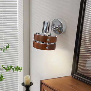 French Retro Vintage-style Bedroom and Living Room Wall Lamp Iron and Copper Body for Indoor Background Wall Decoration - Product Image 6