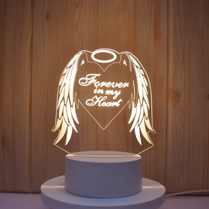 Lámpara de <span class=keywords><strong>Noche</strong></span> con Forma de Mano que Te Dice 'Te Amo', Lámpara de Ilusión 3D con Luces Cálidas, Regalo de Navidad para Hombres, Mujeres, Niños y Niñas, Decoración de Habitación - Product Image 2