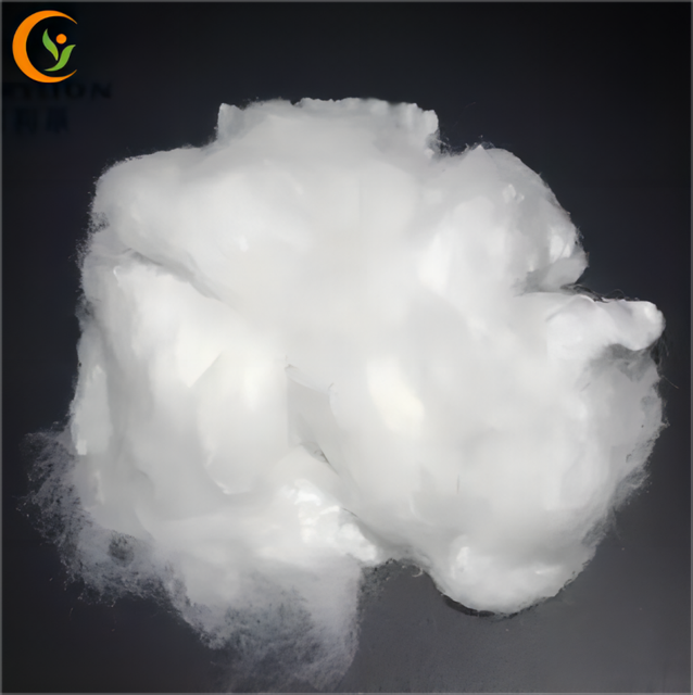 High Quality White 100% Polyester 1.5D*32mm ES Fiber Polyester Staple Fiber for Through Facemask Nonwoven