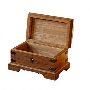 Caja Organizadora de Joyas de Madera Moderna, Ecológica y Hecha a Mano, con Soporte para Anillos y 1 Capa de Almacenamiento (182x128x85mm) - Product Image 6