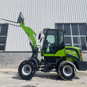 รถตักล้อยางขนาดเล็ก CE EPA EURO5 สำหรับงานเกษตร สวน และก่อสร้าง ใช้แบตเตอรี่ ระบบไฮดรอลิก แบบประกบ  ขาย - Product Image 1