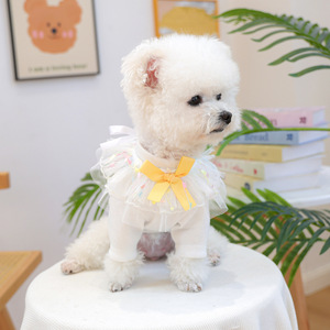 Pet supplies: dog bibs, cat bibs, puppy <b>rainbow</b> gauze bibs, large dog bibs - Product Image 1