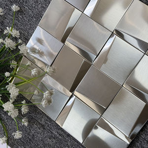 Panel de Pared 3D Metálico con Diseño de Mosaico, Decoración de Pared Interior para Tiendas de Ropa, KTV, Hoteles - Product Image 2