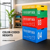 Plyometrische Boxen zum Fabrikpreis, Schaumstoff-Sprungboxen, Fitnessgeräte, Übungsboxen, Plyo-Boxen, Sprungbox