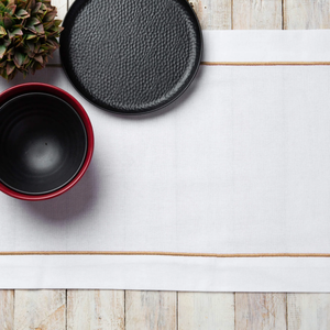 ผ้าเช็ดปากคอตตอนพร้อมโลโก้ผ้าปักลายโมโนแกรมสำหรับงานแต่งงาน - Product Image 2