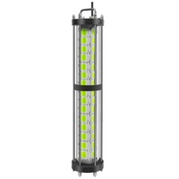 Lampe de pêche nocturne 220V 800W 1000W 2000W 3000W 4000W 5000W pour attirer les poissons, lampe de pêche au calmar verte cyan LED pour quais et bateaux