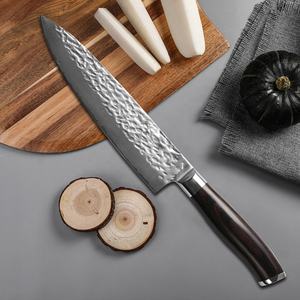 Couteau à éplucher Kiritsuke professionnel pour <span class=keywords><strong>chef</strong></span> cuisinier, forgé à la main, en acier inoxydable, motif martelé, <span class=keywords><strong>boucher</strong></span>, VG10, viande, super tranchant - Product Image 3
