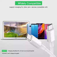 Kabel Charger USB C ke USB C Tipe C 1M 2M 3.3FT 6.6FT Laris untuk iPhone dan Ponsel Android