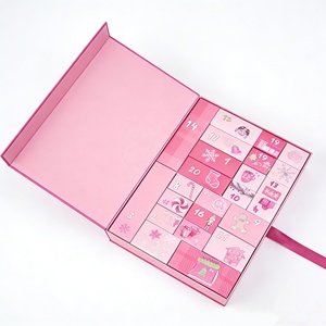 Caja <span class=keywords><strong>de</strong></span> Calendario <span class=keywords><strong>de</strong></span> Adviento Vacía para Rellenar, Regalo <span class=keywords><strong>de</strong></span> Navidad 2026, Embalaje Rígido Mate para Cosméticos, Perfumes y Productos <span class=keywords><strong>de</strong></span> Belleza, 24 Días, para Eid y Ramadán - Product Image 4