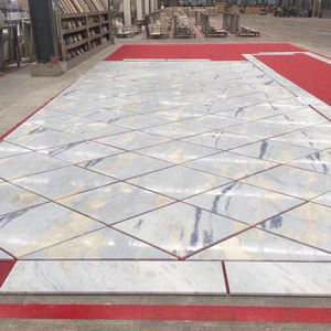 TMZ STONE ODM OEM Dalles de marbre bleu ciel poli Carreaux de granit calcite naturelle Revêtement de sol intérieur extérieur Solution de conception graphique - Product Image 2